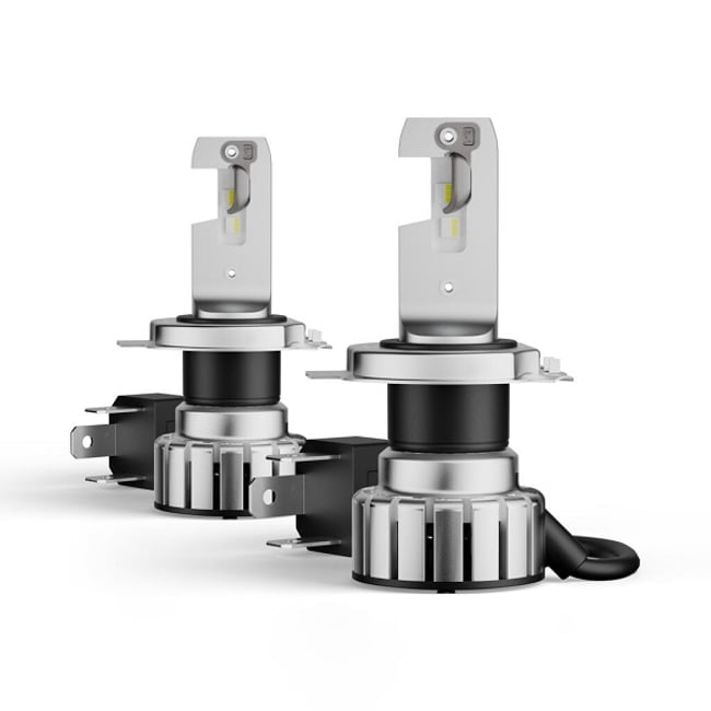 Set 2 becuri H4 led night breaker smart osram, omologate rar, 6000K, alb-rece, + 330%, 20/19W, 12v