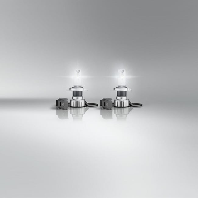 Set 2 becuri H4 led night breaker smart osram, omologate rar, 6000K, alb-rece, + 330%, 20/19W, 12v