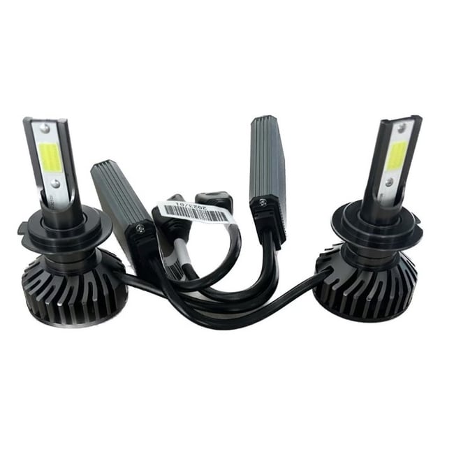 Set 2 becuri auto, led H7, CANBUS, F2, 10000 LM, 12V-24 V, 80 W, 6000 K
