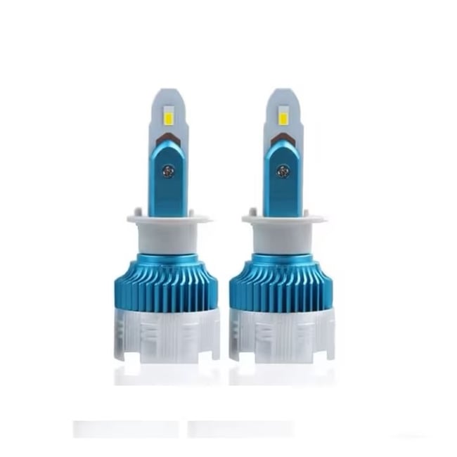 Set 2 becuri led auto, H1, 60W, lumina alb-rece, 6000 lumeni, 6000k, IP68