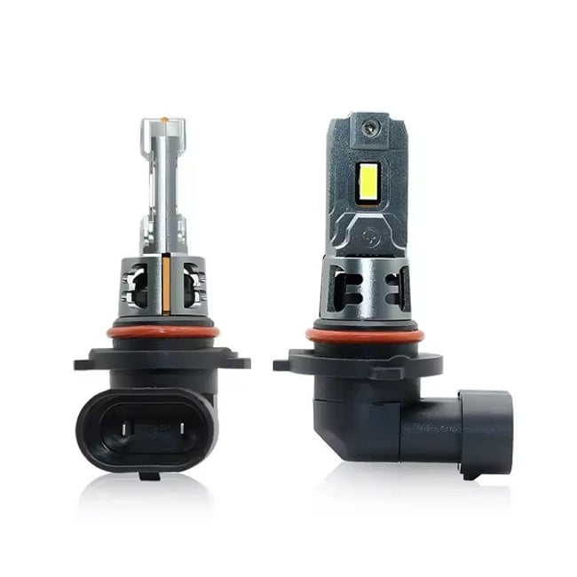 Set 2 becuri auto led HIR2 / 9012, 100W, canbus, 10000lm, 9-16v, led chip 3570, lumina alba 6000k