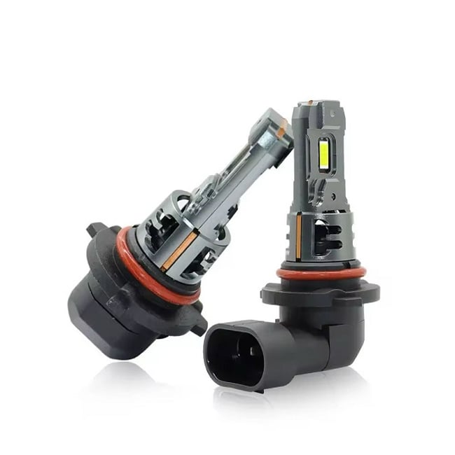 Set 2 becuri auto led HIR2 / 9012, 100W, canbus, 10000lm, 9-16v, led chip 3570, lumina alba 6000k