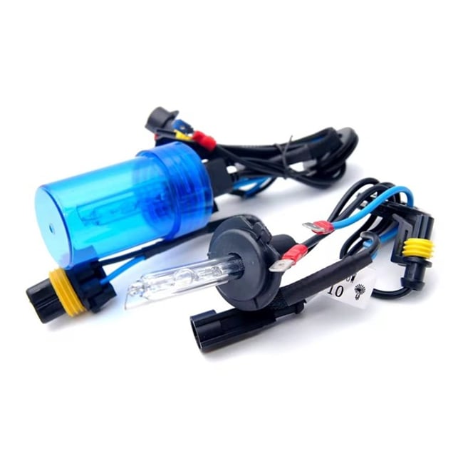 Set 2 becuri auto H7 pentru xenon, putere 55w, 6000k alb-natural, 3200lm, ip67