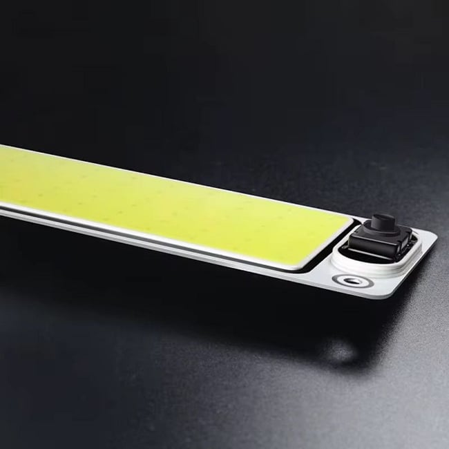 Set 2 lampi plafoniera auto 16W, tensiune 12-80V, buton on/off, lumina alba, 245 X 60 mm, 108 led