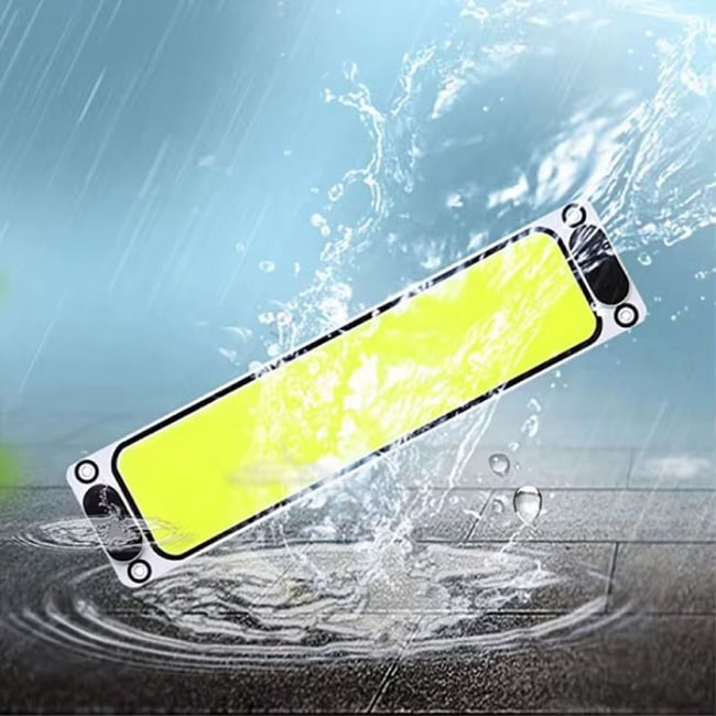 Set 2 lampi plafoniera auto 20W, tensiune 12-90V, buton on/off, lumina alba, 390 X 59 mm, 162 led