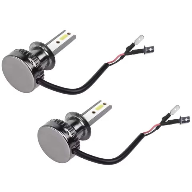 Set 2 Becuri Auto Led H1, 100W, Plug&Play, 12000lm, 6000K, 12v