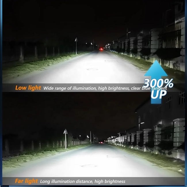 Set 2 Becuri Auto, Led H7 cu ventilator, 180w, 23000lm, Plug & Play, IP68, 6000k, 9-36V, canbus, premium