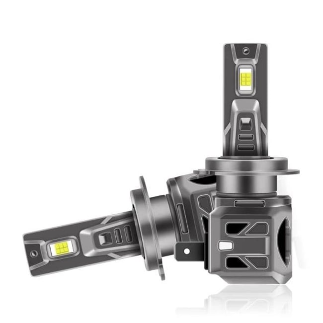 Set 2 Becuri Auto, Led H7 cu ventilator, 180w, 24000lm, IP68, 6000k, 9-32V