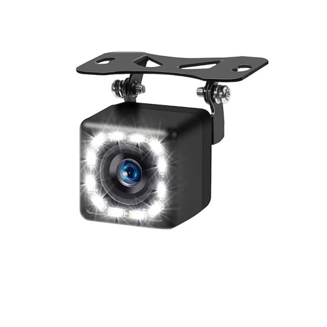Camera Marsarier 12 Led-uri Video Auto Cu Iluminare Pentru Mers Inapoi Spate, Rezistenta La apa IP66