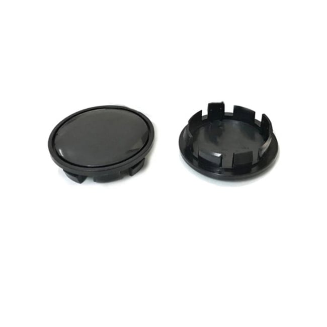 Set 4 capacele pentru jante aliaj, 56mm, negru