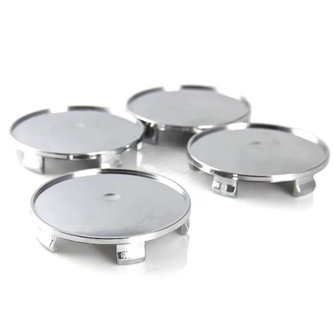 Set 4 capacele pentru jante aliaj, 68mm, crom lucios