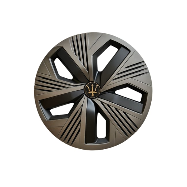 Set 4 capace roti 15", model EVO, universale, gri antracit / negru