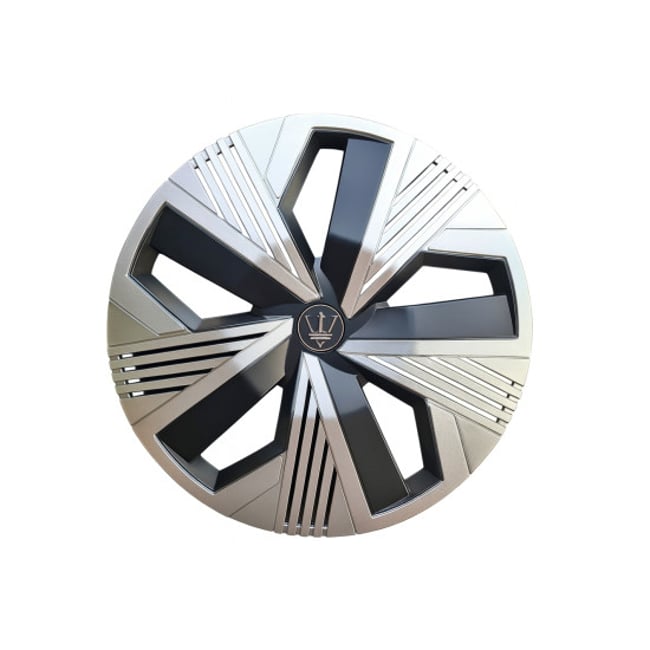 Set 4 capace roti 15", model EVO , universale, argintiu