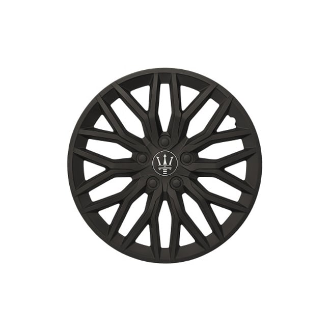 Set 4 capace roti 16", model EVO++, universale, negru mat