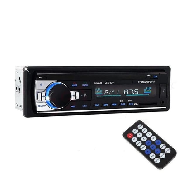 Radio MP3 auto JSD-520, 4x60W, Bluetooth, Auxiliar , USB, Card Reader