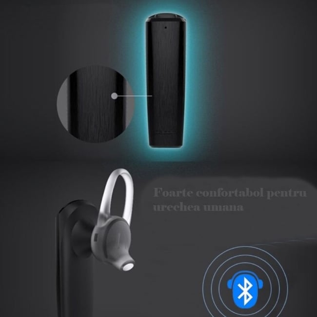 Casca bluetooth versiunea 5, gama business, iTrend BT291, neagra