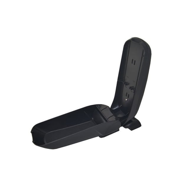 Cotiera auto universala neagra cu baza metalica