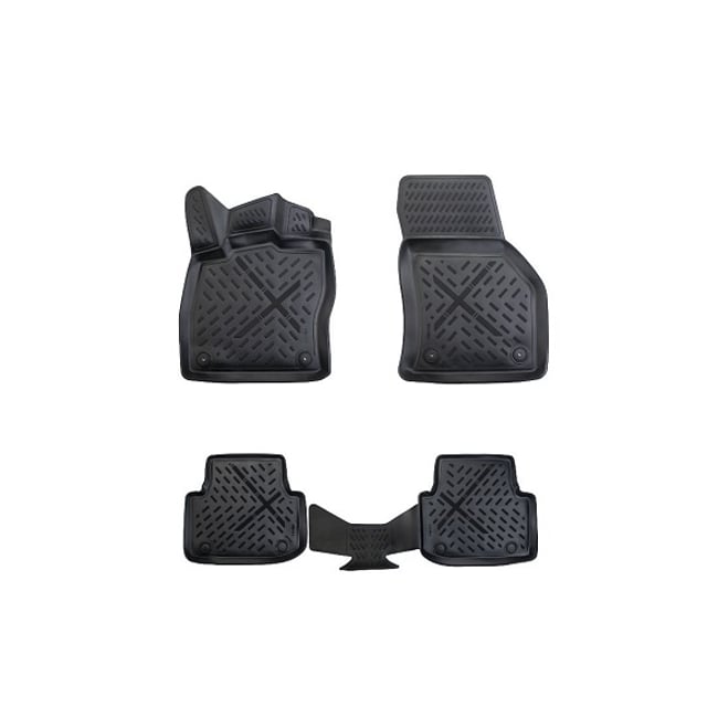 SET COVORASE AUTO TIP TAVITA, DEDICATE VW GOLF 8, MATERIAL PREMIUM, NEGRU