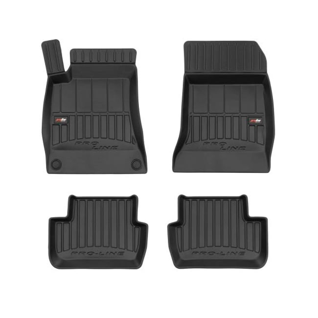 Set 4 covorase auto din cauciuc FROGUM premium, PROLINE 3D, pentru mercedes clasa A (W176) Hatchback, an fabricatie 2012-2018, cauciuc TPE, negru