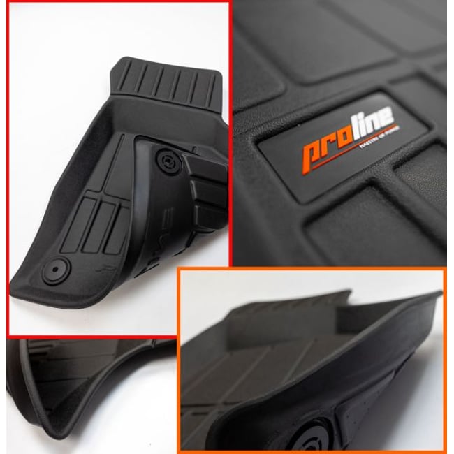 Set 4 covorase auto din cauciuc FROGUM premium, PROLINE 3D, pentru Renault Clio V, an fabricatie 06.2019-, cauciuc TPE, negru