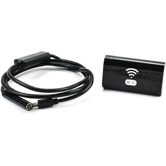 Camera endoscopica pentru mobil cu rezoluție 2560x1920 pixeli și cablu 1m lungime, 2K HD, IP67, 30fps, 800mah,wifi