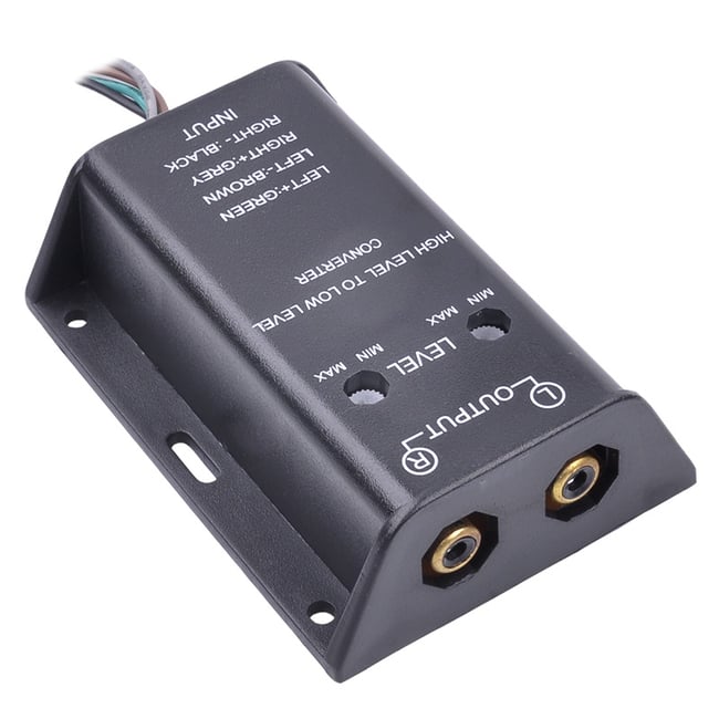 Convertor nivel semnal RCA Hi-low pentru lipsa iesirii RCA