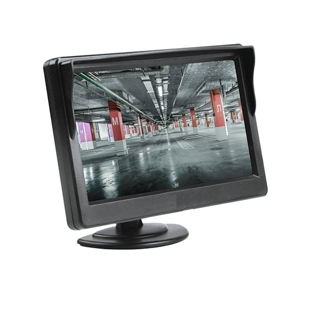 Monitor auto, ecran 5" TFT, rezolutie 480x272px, negru