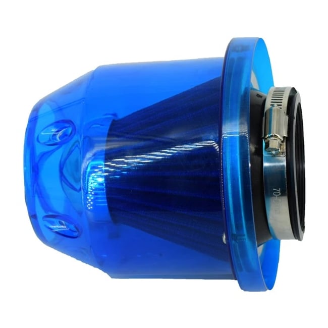 Filtru Aer Auto Tuning cu Carcasa Albastra