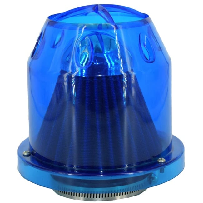Filtru Aer Auto Tuning cu Carcasa Albastra