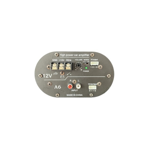 Subwoofer auto 12" cu amplificator integrat, putere 120w, 89db, 48 x 34 x 34cm