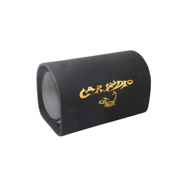 Subwoofer auto 12" cu amplificator integrat, putere 120w, 89db, 48 x 34 x 34cm