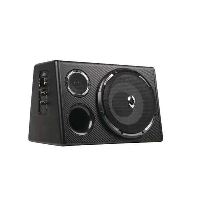 Subwoofer auto 10" cu amplificator, 200W max, 86DB, 37, 5 x 30 x 37 cm