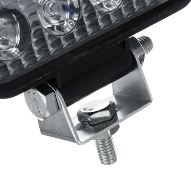 Proiector LED Auto, Offroad, 48W, 12V-24V, 1800 Lumeni, Patrat, 16 Leduri, Flood Beam