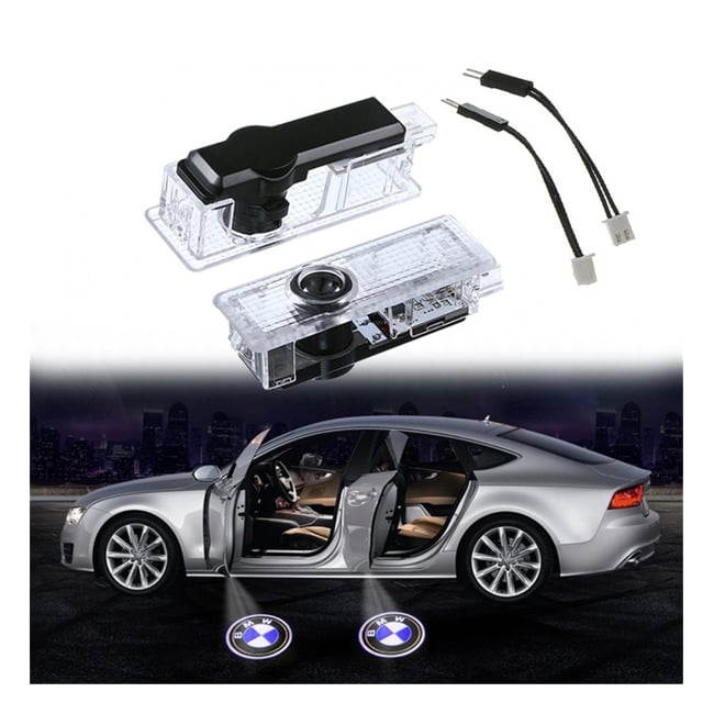 Set 2 Proiectoare Led Logo BMW