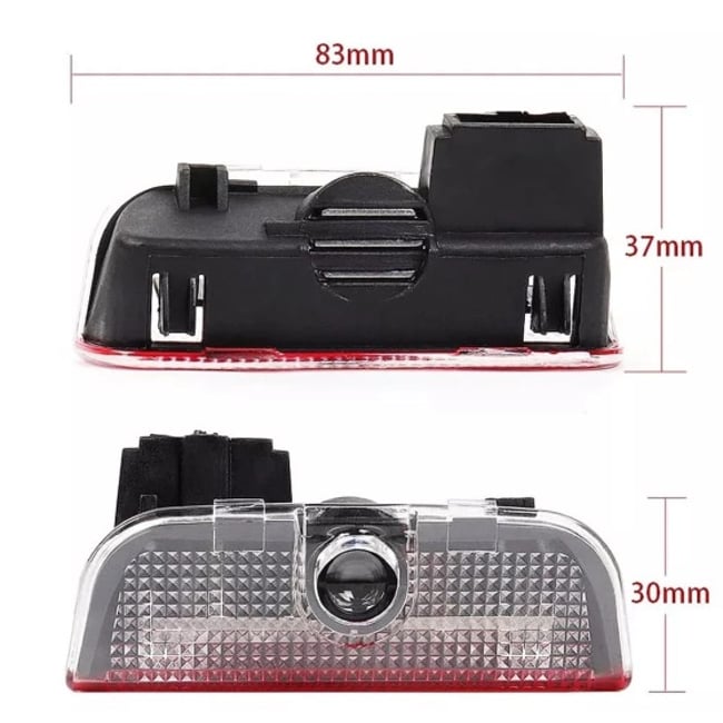 Set 2 Proiectoare Led Logo VW Passat B6, B7, CC, Golf 5, 6, 7, Touareg