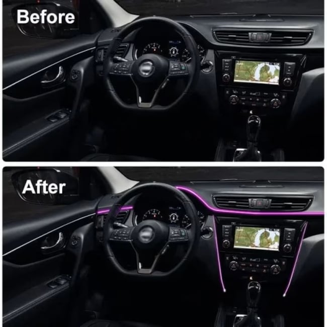 Fir RGB, Lumina Ambientala Auto, Conexiune USB, 7 Culori, 3M