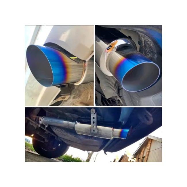 Toba sport inox Japan Style, diametru intrare 51mm, lungime 145mm