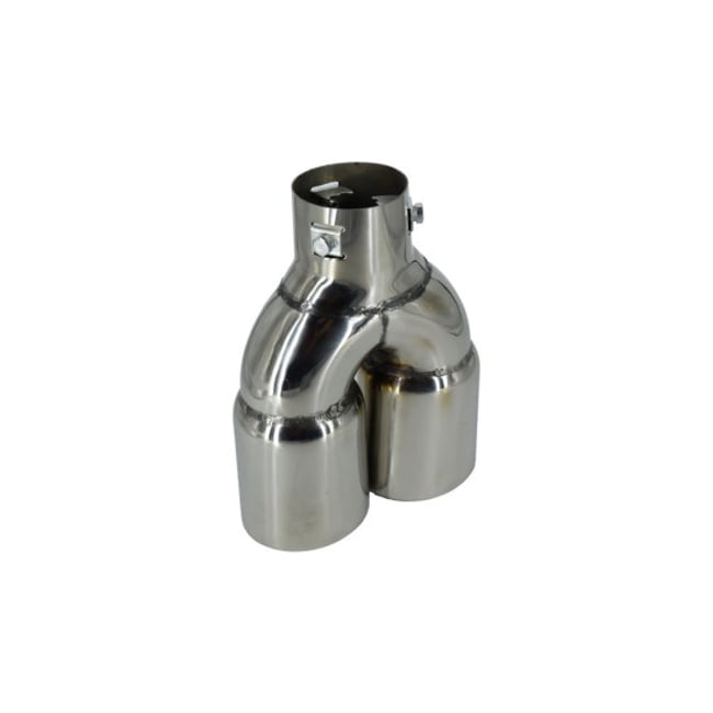 Ornament toba universal cromat cu prindere surub, 63mm