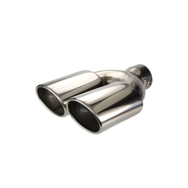 Ornament toba, inox, Premium, finisaj cromat, design sport, lungime 21cm