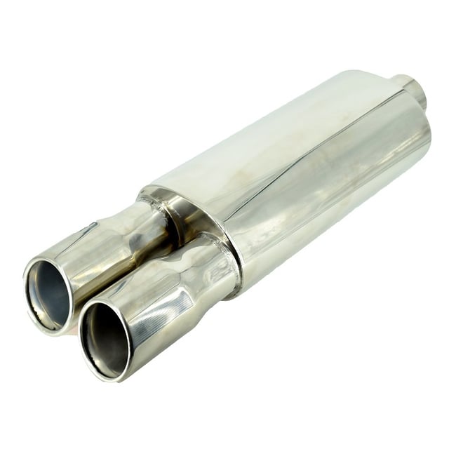 Toba Finala Inox Dubla, Lungime 55 cm, Latime 16 cm, Diamentru Intrare 6.3 cm