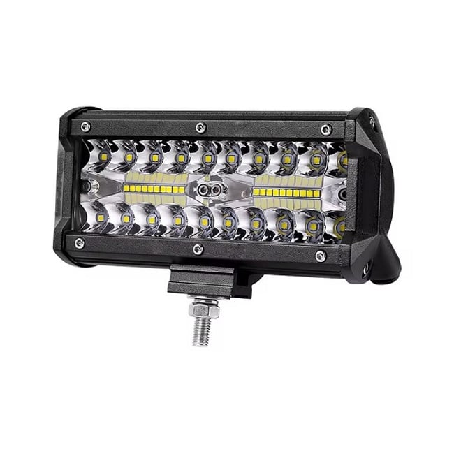Proiector LED auto OFF-ROAD 40 leduri, 16.4 cm, 168W, 6000K, 12-24V, ip67, carcasa aluminiu