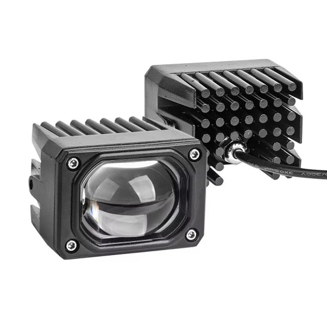 Proiector LED auto OFF-ROAD, tip laser, 30W, 12V-24V, 6000K, IP67, carcasa aluminiu