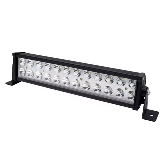 Proiector auto LED Bar cu suport, offroad 72W, 5800lm 12V-24V, 34cm, 24 led-uri, negru