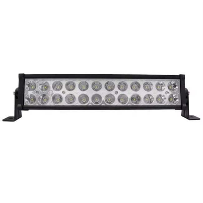 Proiector auto LED Bar cu suport, offroad 72W, 5800lm 12V-24V, 34cm, 24 led-uri, negru