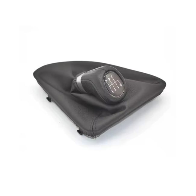 Manson schimbator imitatie piele si maner compatibil BMW cu 2 adaptoare pentru 5 si 6 viteze, seria 5 / 6 / 7 / x5