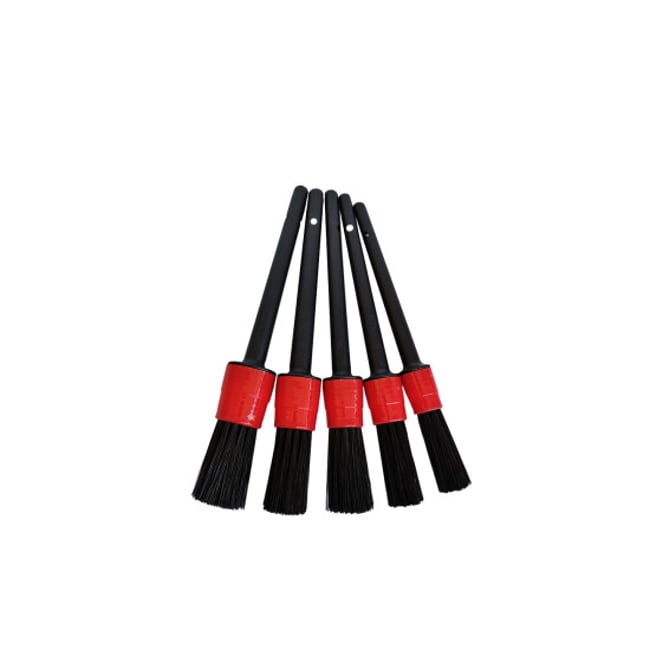 Set 5 pensule detailing auto, design ergonomic, rezistent la uzura, suspendabil