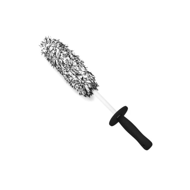 Perie cu microfibre pentru curatat si spalat jante auto, 45cm