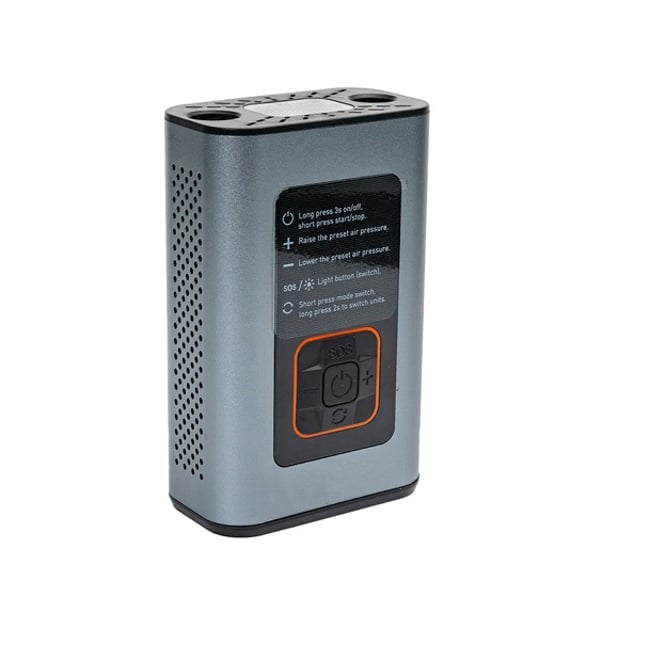 Compresor auto cu acumulator, 4000mAh, 10bar, lanterna, baterie externa, 3in1, 17L/min