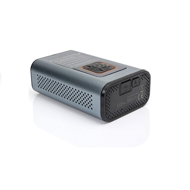 Compresor auto cu acumulator, 4000mAh, 10bar, lanterna, baterie externa, 3in1, 17L/min