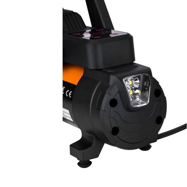 Compresor aer, auto, Kraft&Dele KD3440, 200 PSI, 45 L/min, 12 V, 168 W, lanterna, buton On/Off, manometru digital